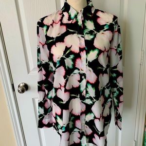Banana Republic Dillon Floral Blouse Size M
